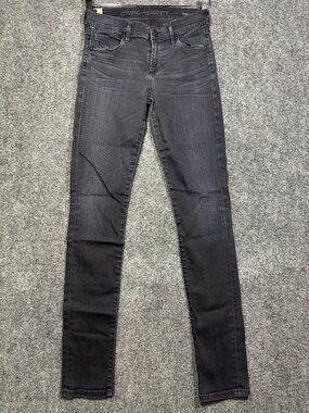 Citizens of Humanity Jeans Womens 26 Avedon Skinny Black Cotton Stretch